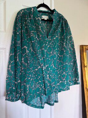 Trovata California Birds of Paradis Blouse